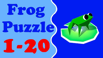 Frog Puzzle 🐸 Logic Puzzles & Brain Training level 1-20