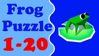 Frog Puzzle 🐸 Logic Puzzles & Brain Training level 1-20 screenshot 2