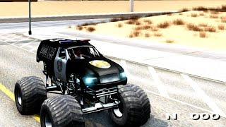 The Police Monster Trucks - GTA San Andreas _REVIEW