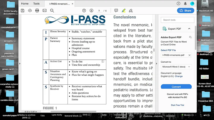 I PASS Patient Verbal Handoffs