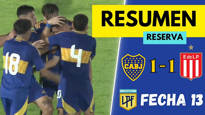 RESERVA | BOCA 1 - 1 ESTUDIANTES L.P. | RESUMEN COMPLETO