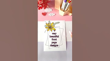 6 EASY BORDER DESIGNS/PROJECT WORK DESIGNS/CORNER AND SIDE BORDER DESIGN #shehnilakhan