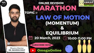 HOPE - 06 | LAW OF MOTION (MOMENTUM) | | PHYSICS | | NAVEEN DIXIT | #neet_2023 #target #neet