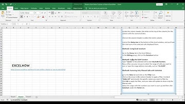 How to Sum Entire Column or Row in Excel