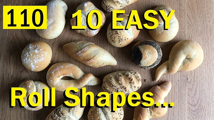 110: 10 EASY ways to shape a Bread Roll - Bake with Jack