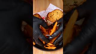 Garlic Bread Double Smashburgers