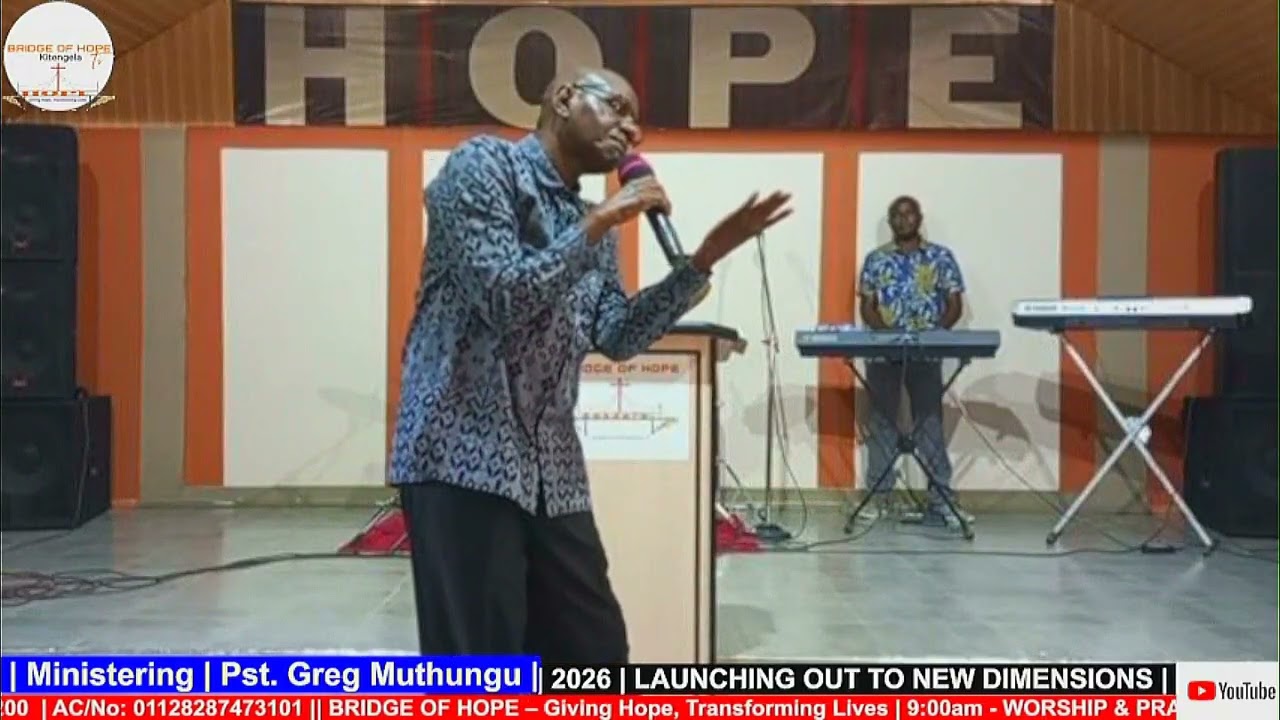 Pst. Greg Muthungu | LAUNCHING OUT TO NEW DIMENSIONS | 4th Jan 2026 | Part - III