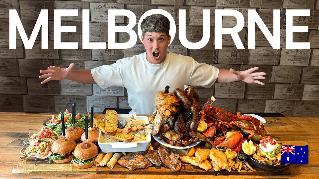 Un DÍA ENTERO COMIENDO STREET FOOD en MELBOURNE (AUSTRALIA) 🇦🇺🍔