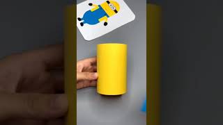 pencil holder using plastic bottles / plastic bottles reuse idea / minion pencil holder