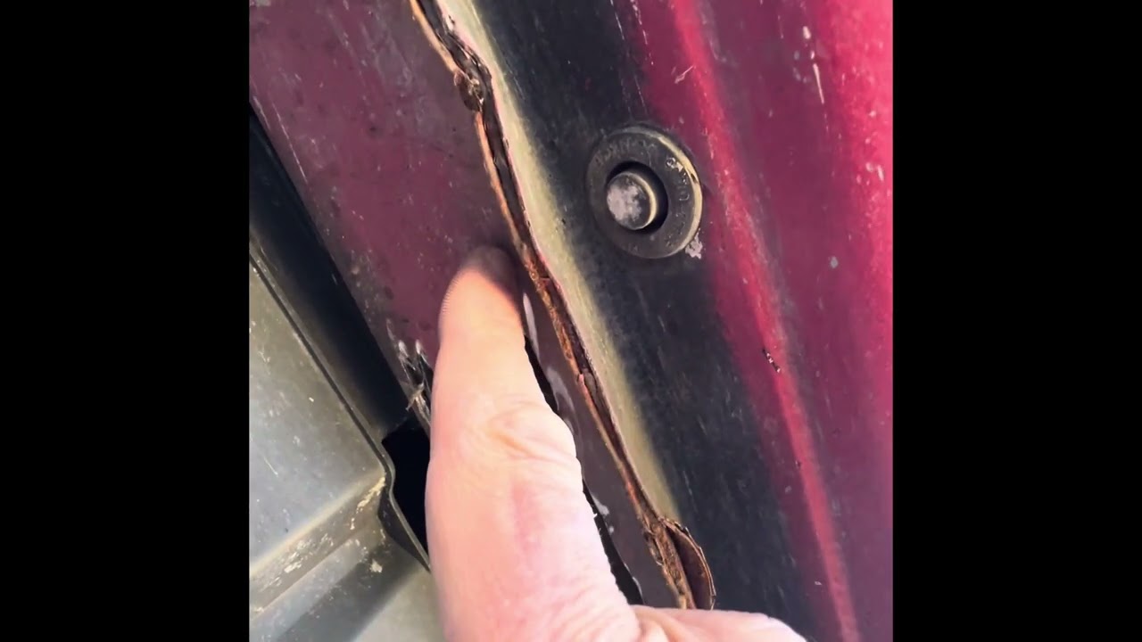 Car body repair with rivets and JB Weld- Part one