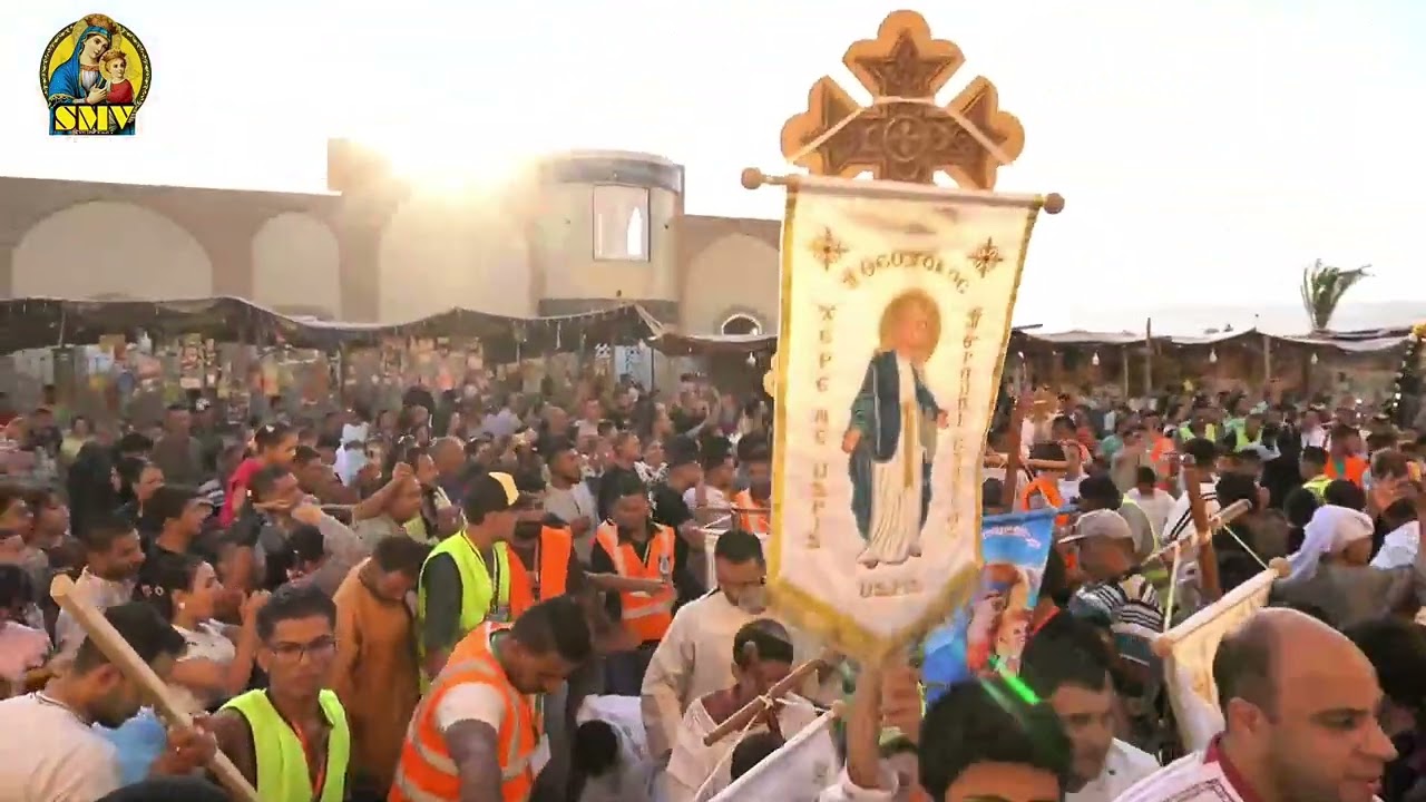 الاحتفال  بعيد تذكار اعلان صعود جسد العذراء مريم  من ديرها العامر بجبل اخميم2025 