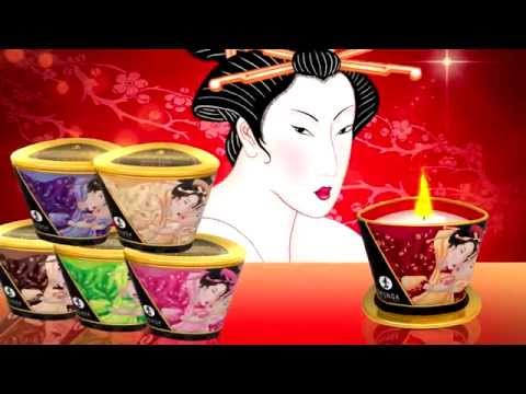 Shunga Erotic Art - Massage Candle - YouTube