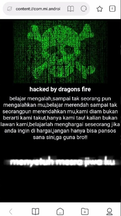 STORY WA HACKER [HACKED BY DRAGONS FIRE] 30 DETIK COCOK STATUS WA