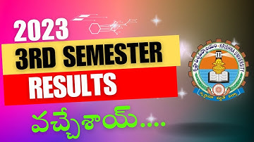 3rd semester Results Released.... Krishna University||check like this... #3rdsemresults #ku-results