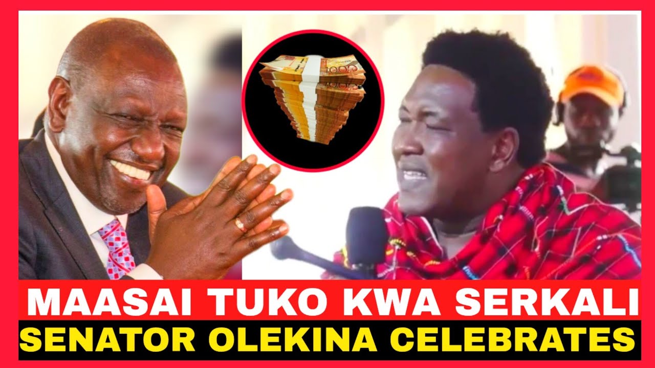 MAASAI TUKO KWA SERKALI!!SENATOR OLEKINA CELEBRATES 