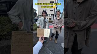 Daiki draws Cortis on the street🫠 #cortis #keonho #martin #shorts #bighit #fypシ゚viral #shortsviral