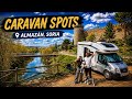 Riverside Caravan Spot in Almazán Spain 4K Drone mp3
