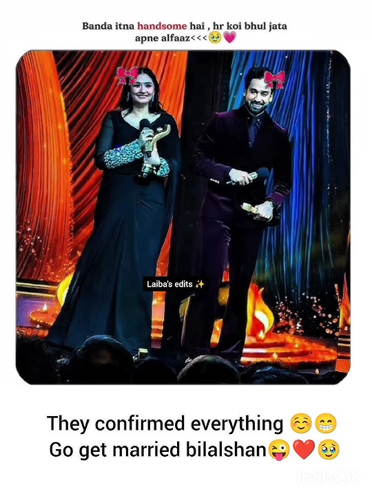 they confirmed the news 😀 Kuch tu chl raha 😂#bilshan #bilalabbas #durefishan