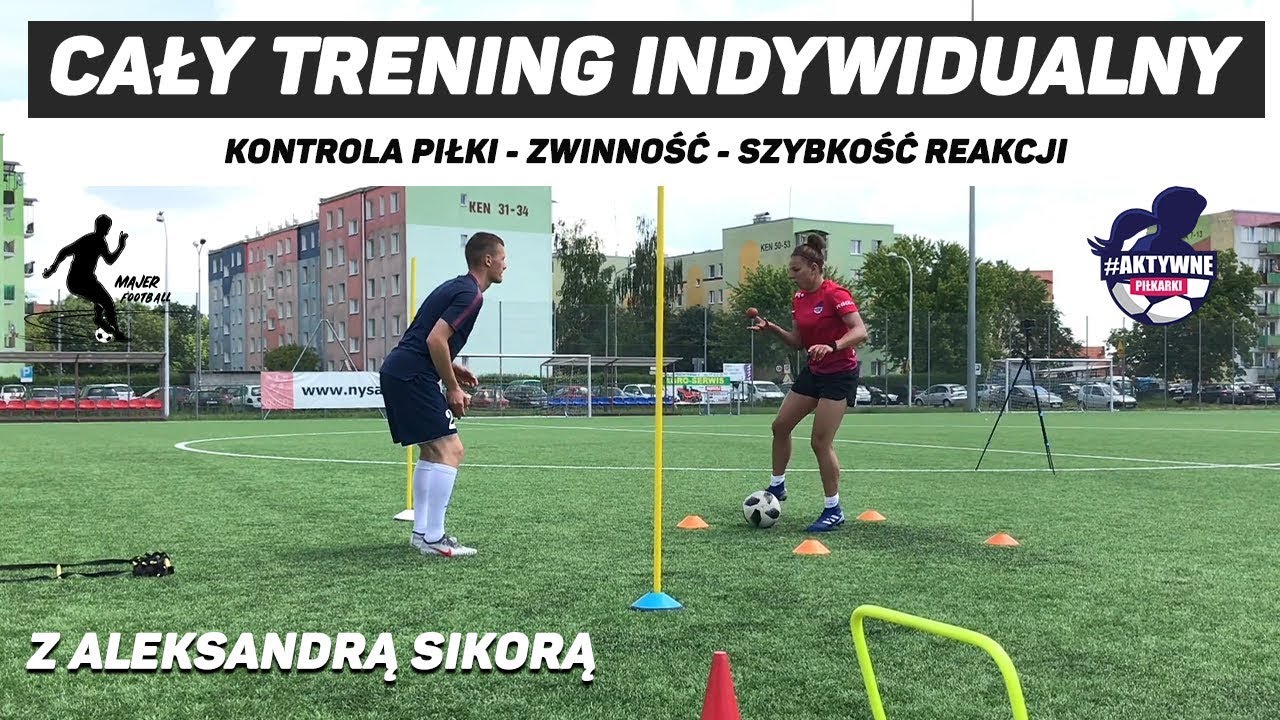 Trening z Aleksandrą Sikorą | Kontrola Piłki, Zwinność, Szybkość Reakcji