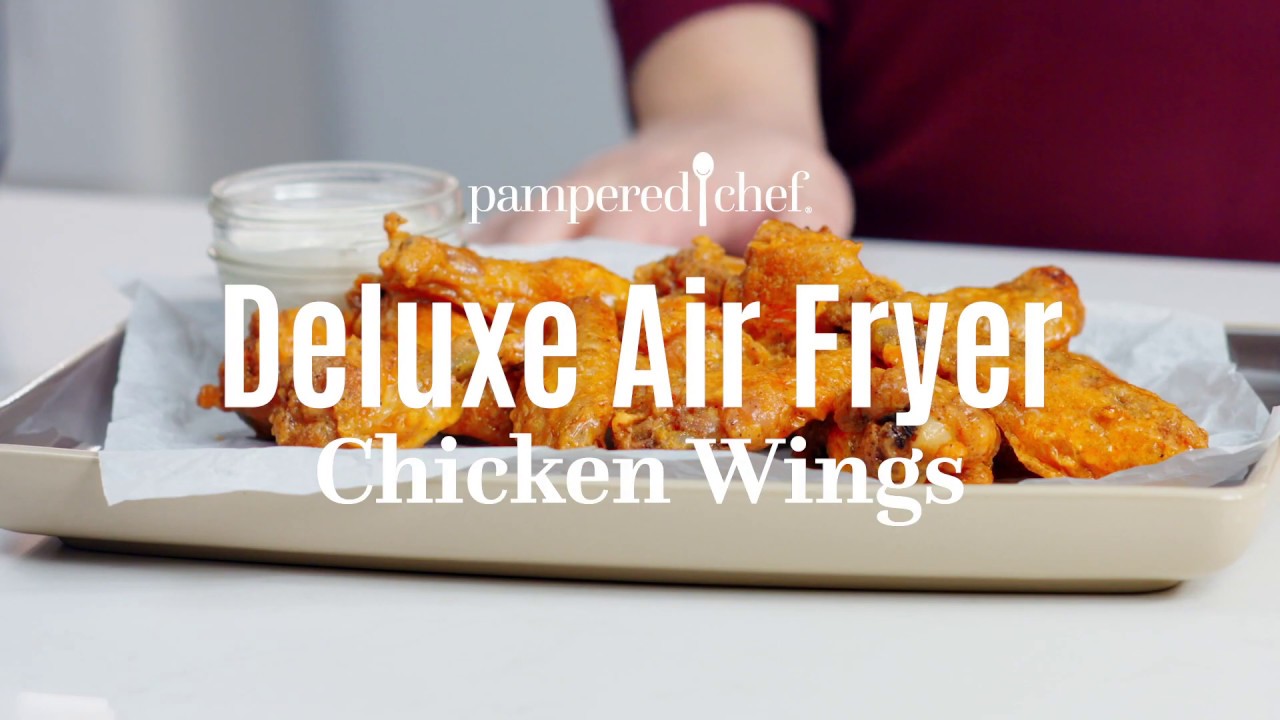 Air Fryer Chicken Wings Pampered Chef YouTube