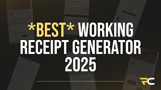 THE *BEST* RECEIPT GENERATOR | WORKING 2025 | 100+ BRANDS | StockX, Goat, Louis Vuitton & More