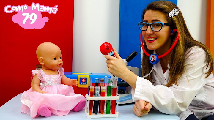 ¡Jugando a ser doctor con Amelia! Vídeos para niñas de "Como mamá". Juguetes para bebés
