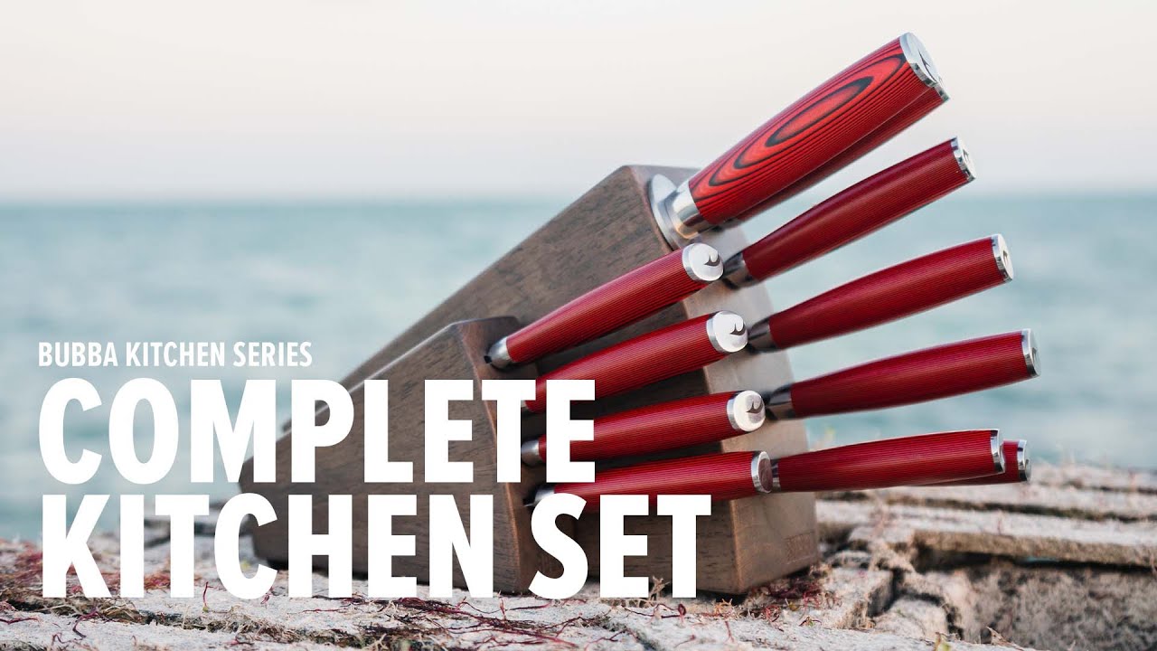 Bubba Kitchen Series Complete Kitchen & Steak Knife Set YouTube