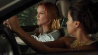 Gaby and Bree Season 8x06. Frog Funny Desperate Housewives Eva Longoria and Marcia Cross