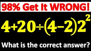98% of People Get This Tricky Math Question WRONG! Will YOU 🤔🔥