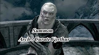 Skyrim Mods Summon Arch-Curate Vyrthur Xbox1Pcps4