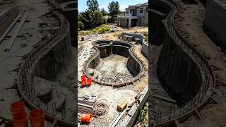 Building A $5,000,000 Luxury Ocean-Blue Metallic Pool! 🌊✨