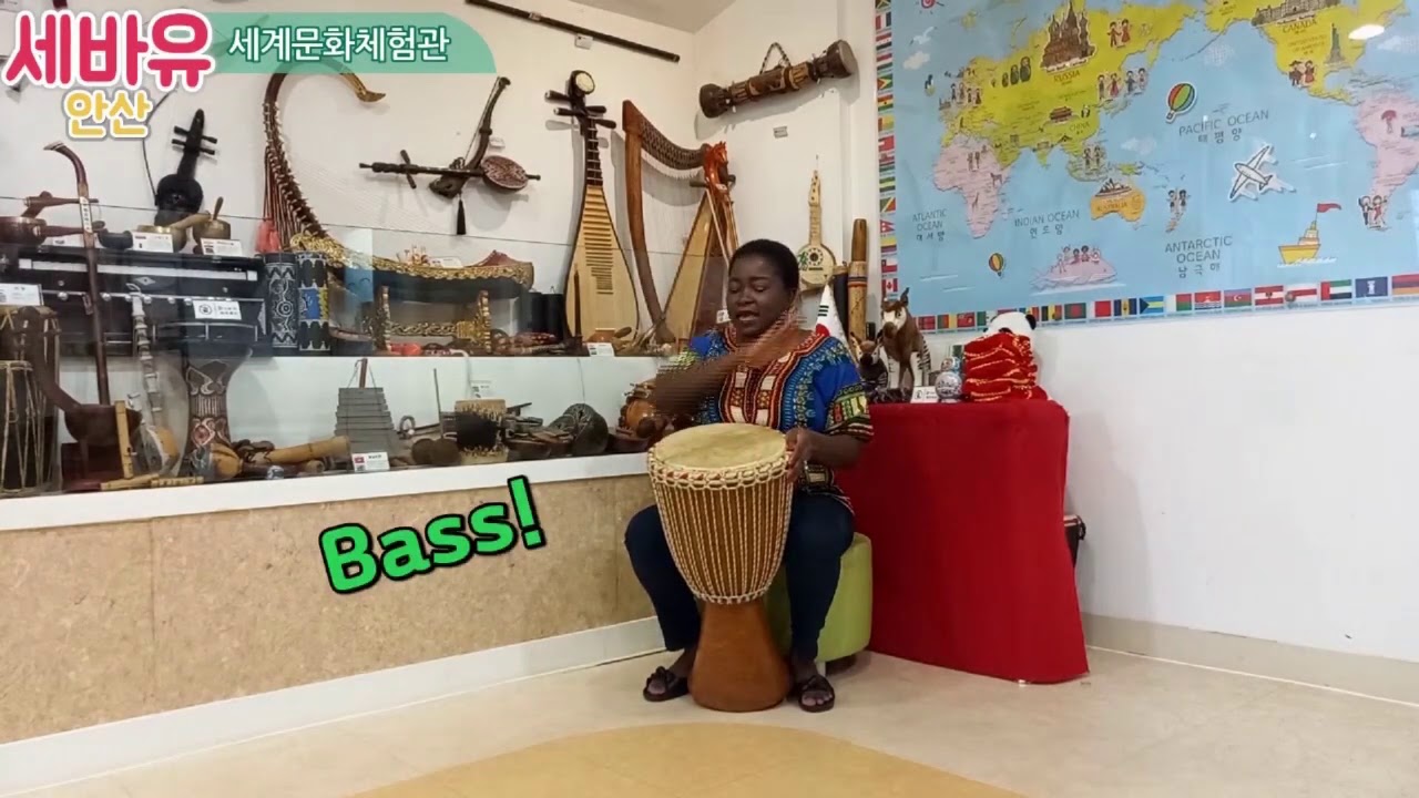 나이지리아 선생님과 배워보는 아프리카 악기 "젬베" / LEARNING THE AFRICAN INSTRUMENT "DJEMBE