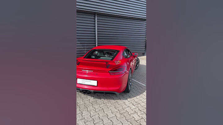 Porsche Anahtarı / Kırmızı Bu Araca Çok Yakışıyor