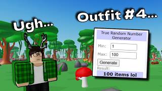 Random Number Generator Decides *HOW MANY* Items My Outfits Have!