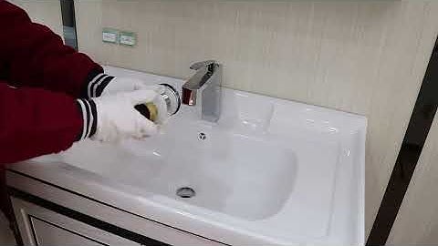 Instalação da Válvula Click Up Pia Cuba