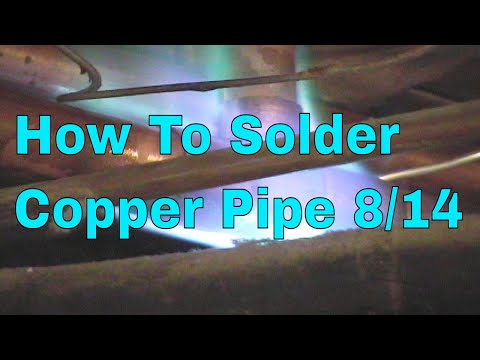 How to Solder copper Pipe and repipe home Part 9