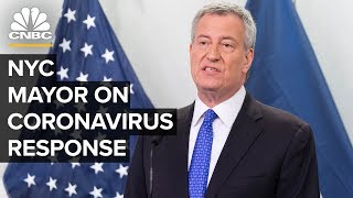 New York City Mayor Bill de Blasio speaks on coronavirus response - 4/28/2020