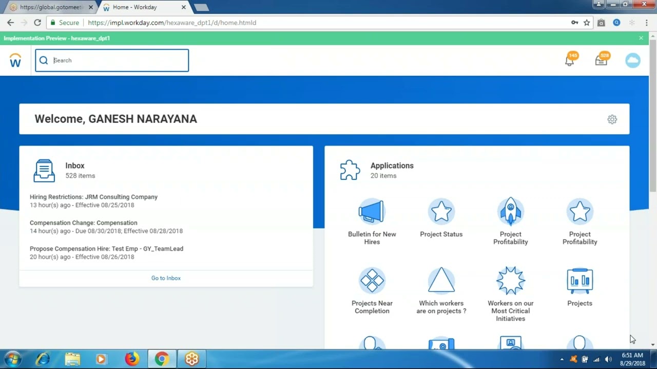 Workday Functional Tutorial - Lecture-1