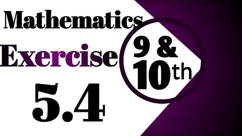Mathematics || Class 9 & 10 || Ex 5.4 || Q.1 (Part # i, iv) Q.2 (part # i, iv, v) || Factorization