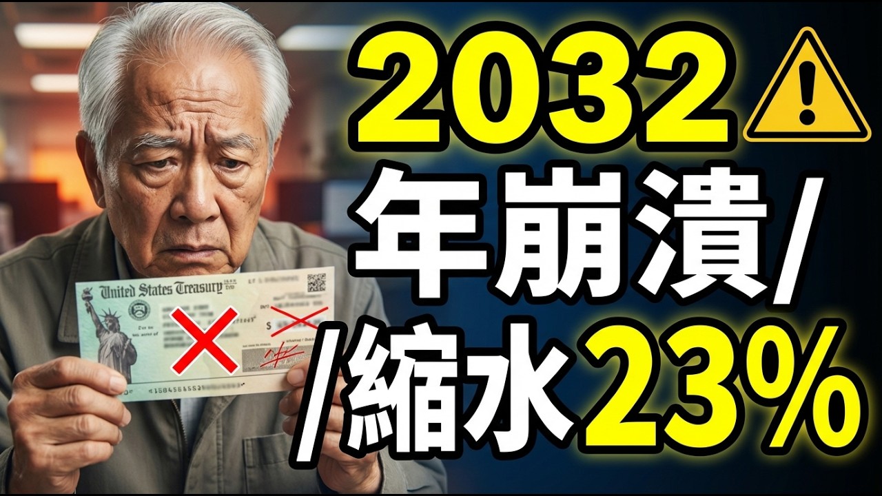 社安金2032年崩溃！缩水23%你该怎么自救？62岁vs70岁，华人一定要算清楚