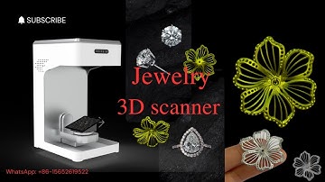 Flower Jewellery scan with Thunk3D Desktop auto 3d scanner JS500