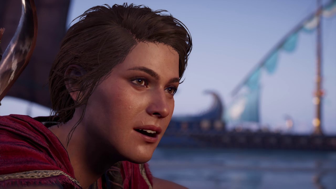 Kassandra and Myrrine conversation