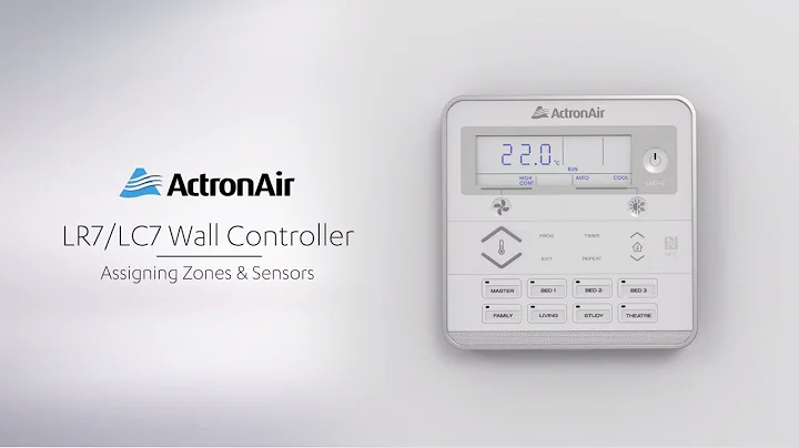 How to program zones on my ActronAir LR7/LC7 Series Controller