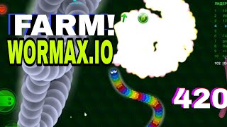 🐛Wormax.io big farm 420k💥