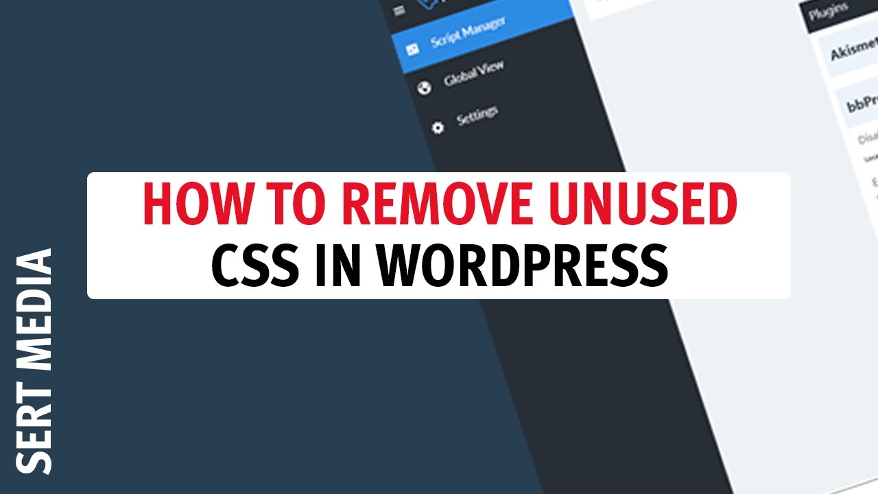 New How To Remove Unused CSS In WordPress - WordPress Remove Unused CSS Tutorial 2021 Remove Unused CSS