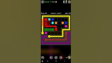 How To Solve Flow Free Classic Pack Level 1 9x9 Board Walk Through Solution Walkthrough
