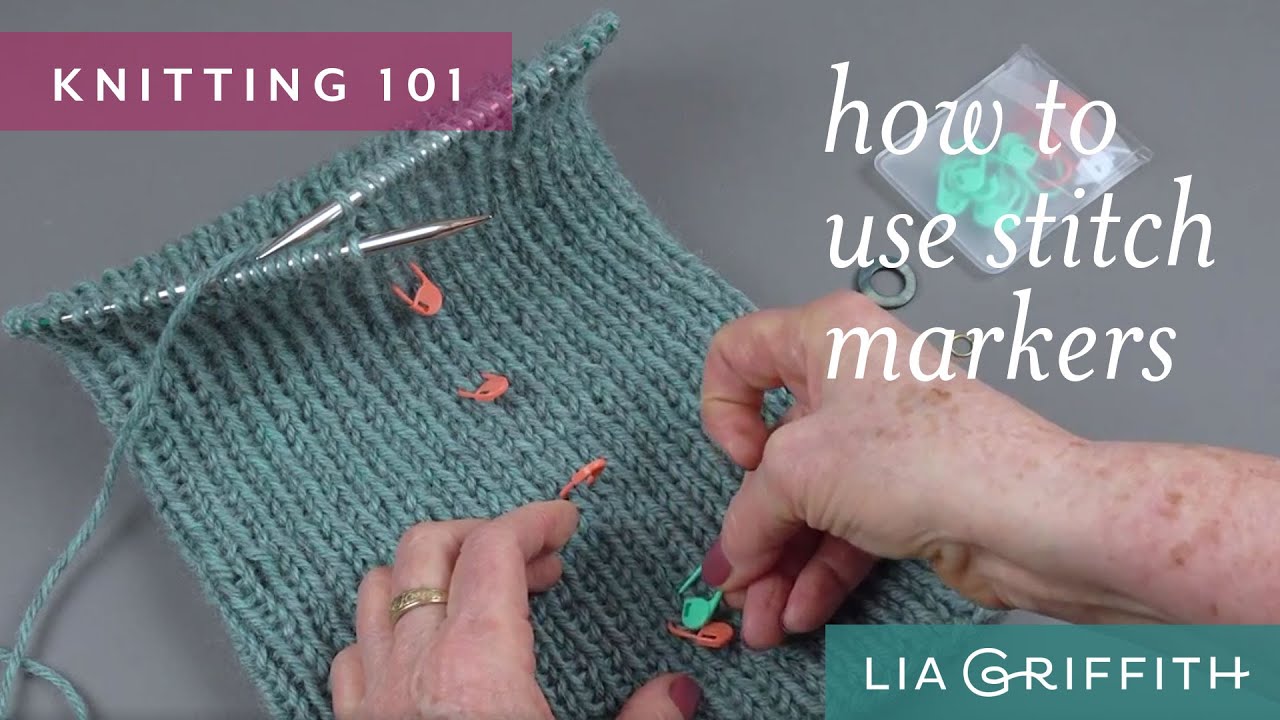 Knitting 101: How to Use Stitch Markers 