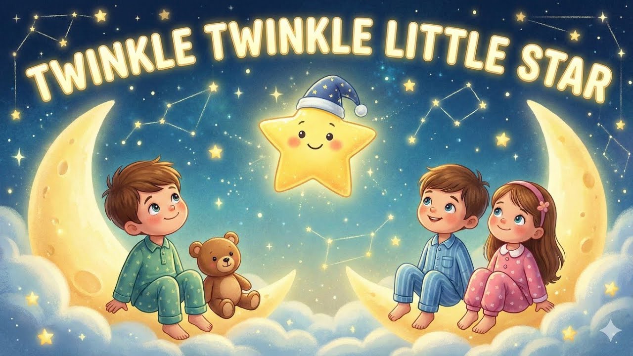 Twinkle Twinkle Little Star | Classic Nursery Rhyme for Kids 