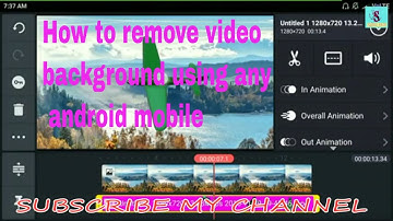 How to remove video background using any android mobile  Urdu/Hindi