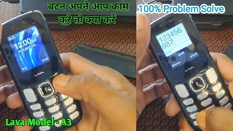 Lava Mobile A3 Model Automatic Button Working Problem Solutions ! Button Problem Ko thik kaise kare.